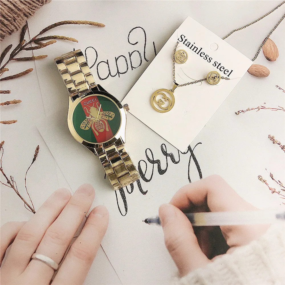 

watches come with jewelry set and box free shipping