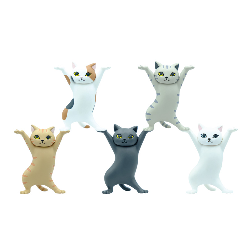 

Dancing Cat Stand for Airpods pro 1 2 3 Support Earphone stand bracket Cute Doll Handmade Decoration Holder Desktop Exhibition