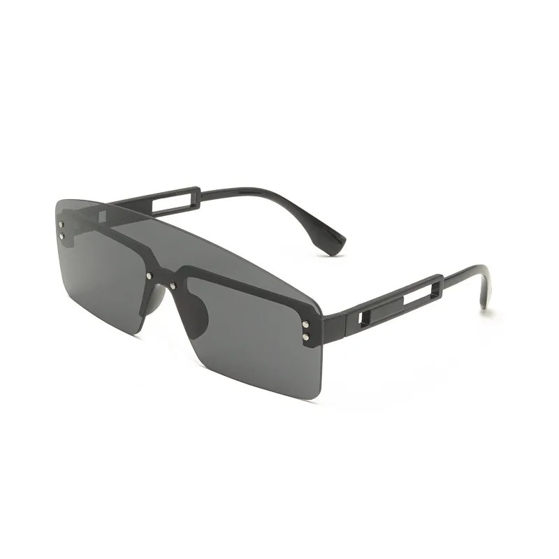 

2023 one piece lens candy color big frame sunglasses for woman UV400