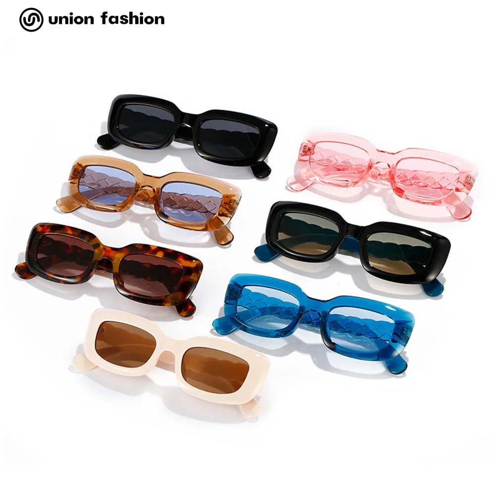 

2022 New Plastic Fashion Small Square Frame Personality Sunglasses For Women