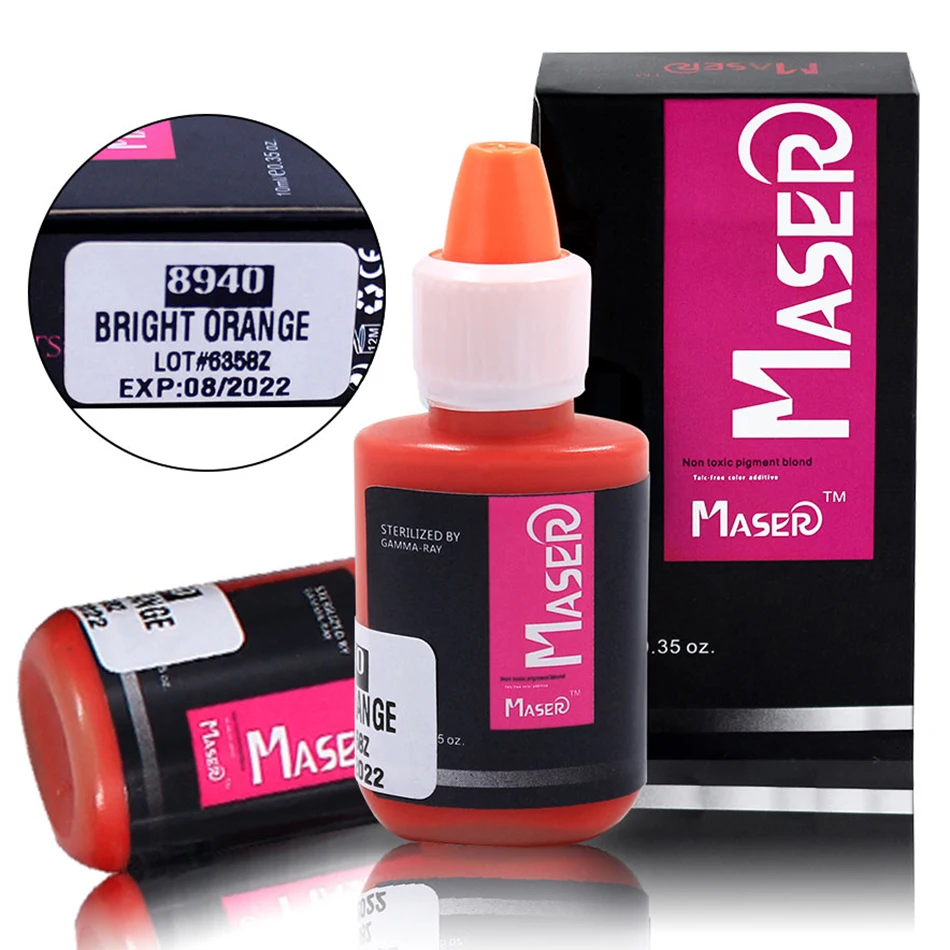 

Maser Pigment Tattoo Eyebrow Ink, Permanent Makeup Pigment