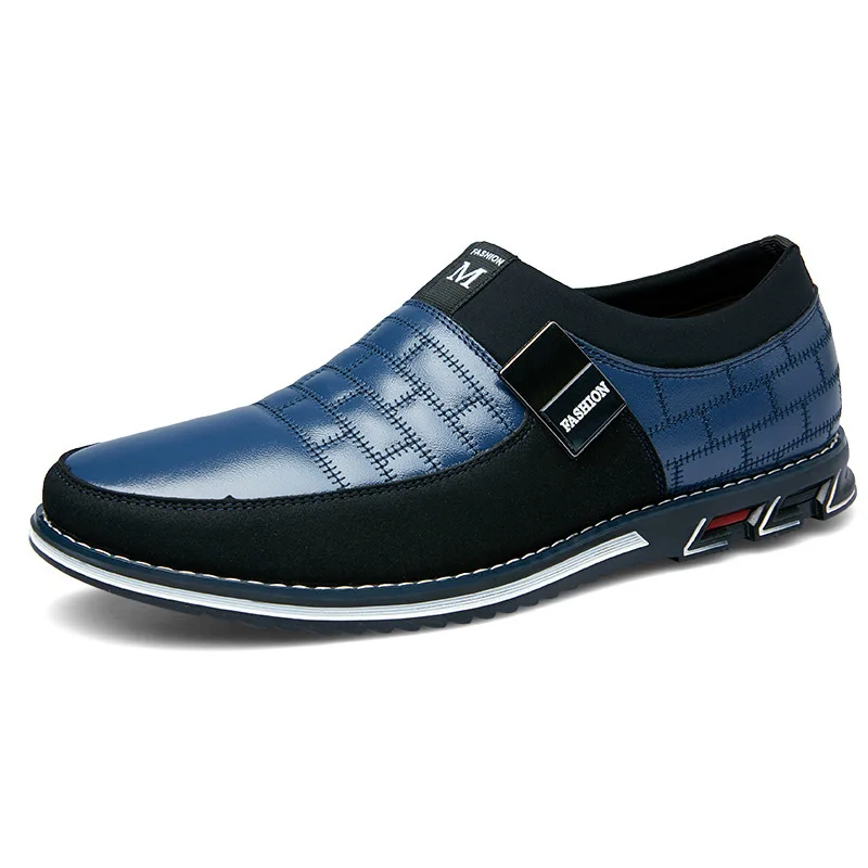 

Wholesale New Design Custom Comfortable Men's Leisure Leather Casual Shoes