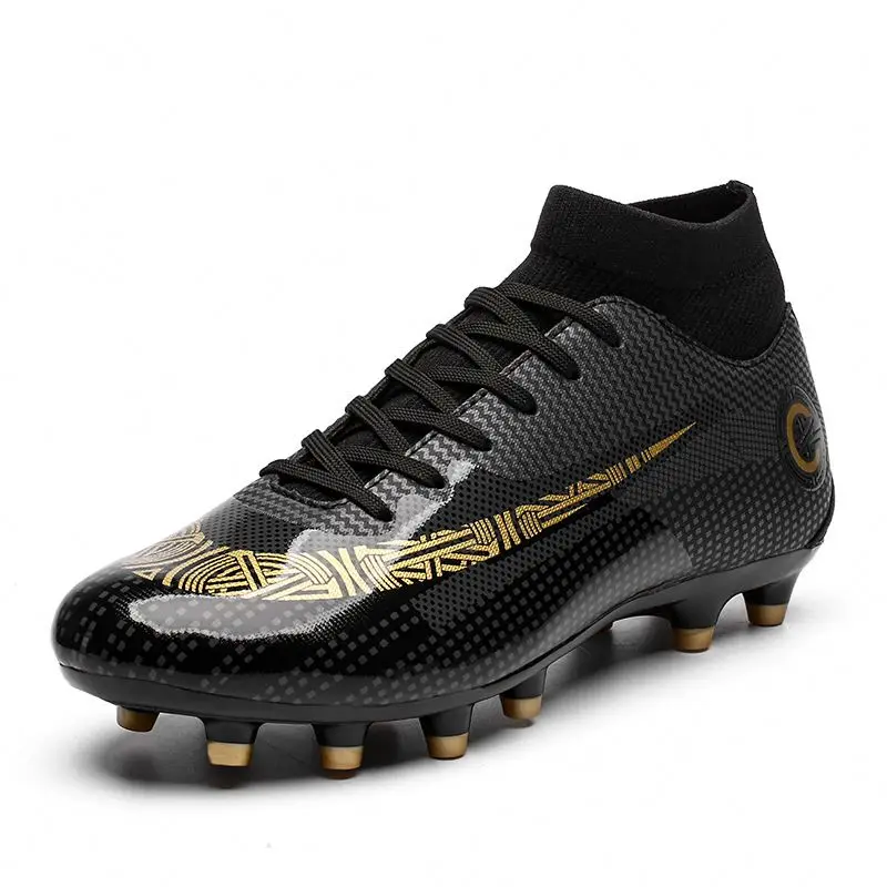 

Soccer Shoes Football 3 Line Fly Knit Shoe Upper Boots Lace Less Label Sticker For