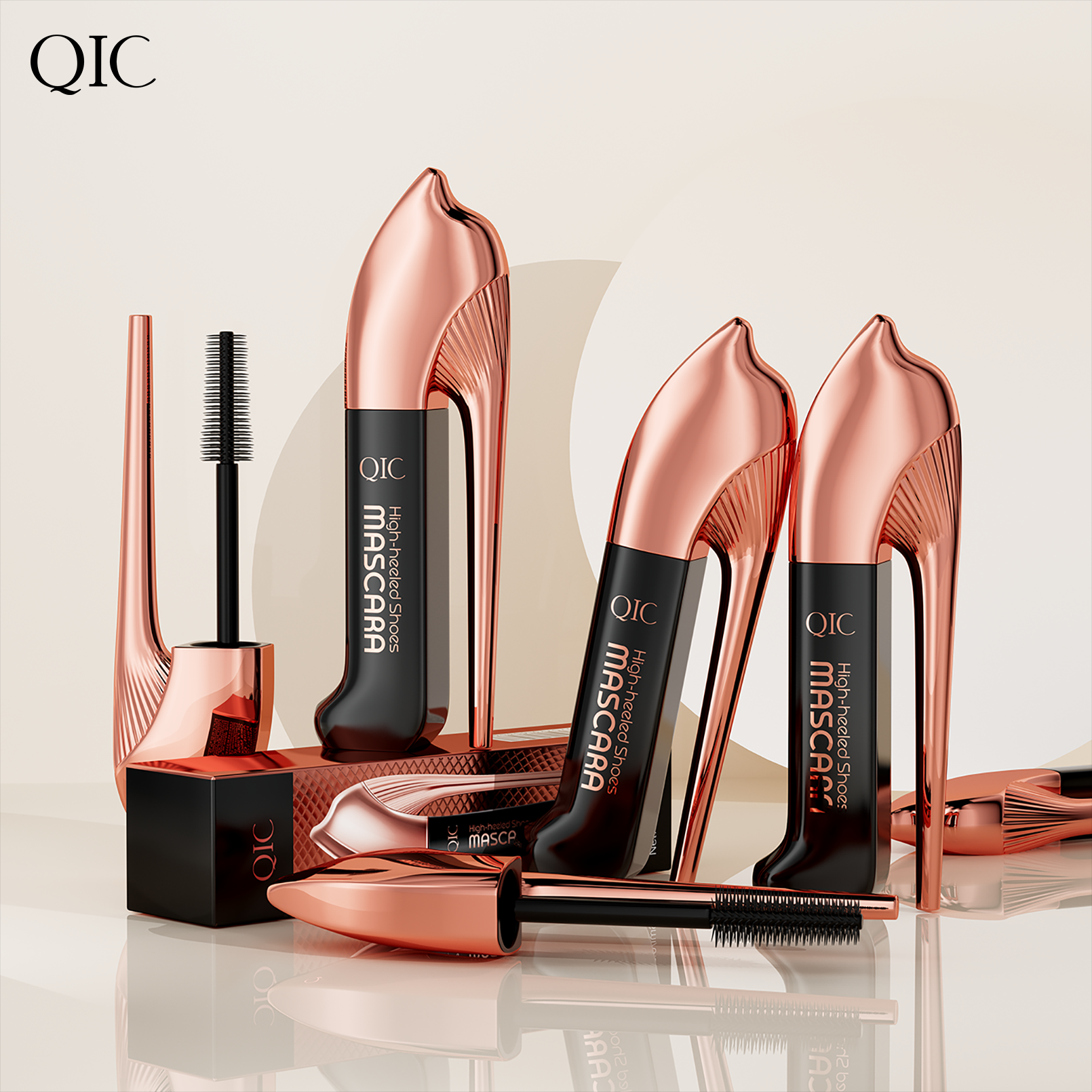 4D Curling Length High Heel Mascara