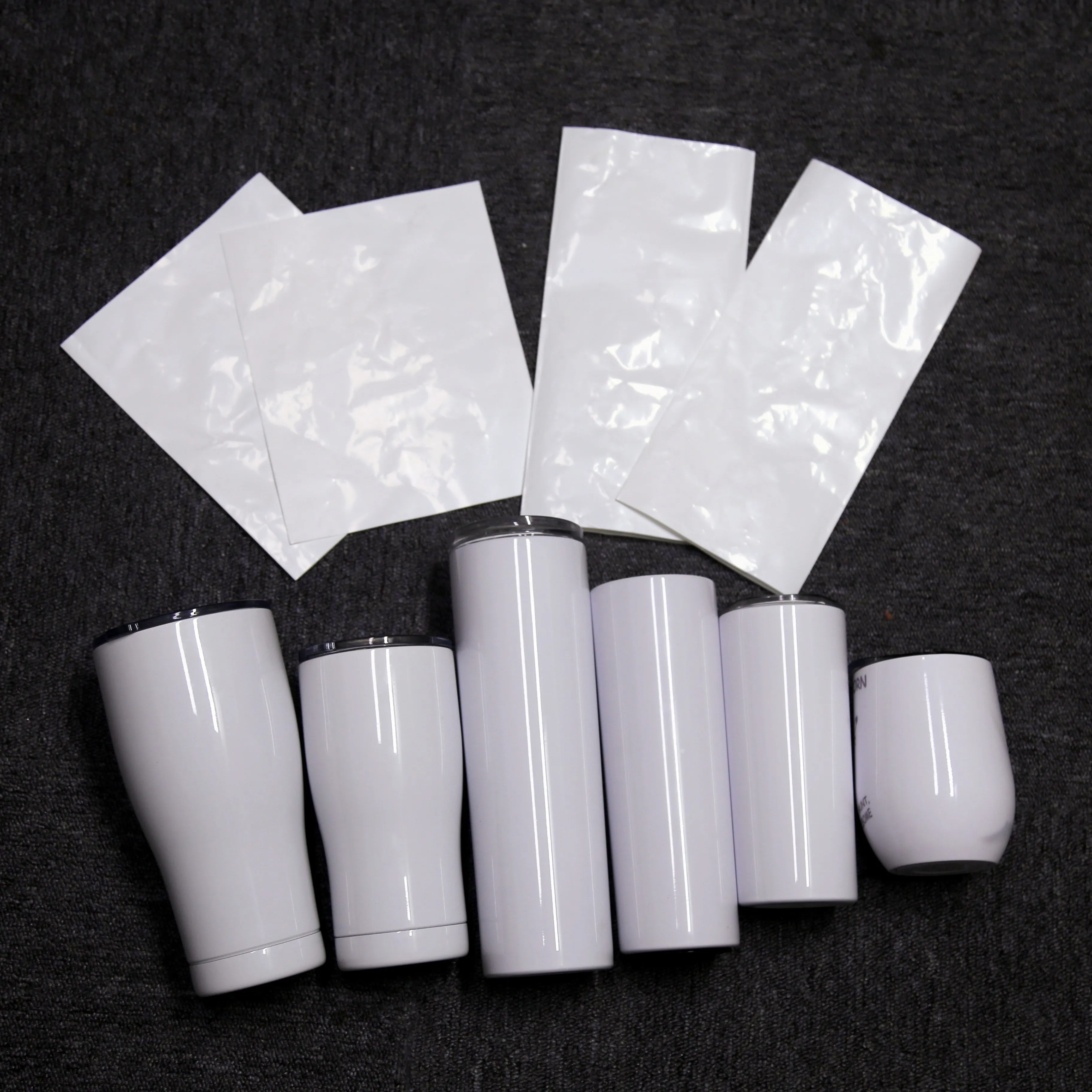 Sublimation Wraps Blank Bag Sheet For Skinny Wine Tumblers Cups Packing
