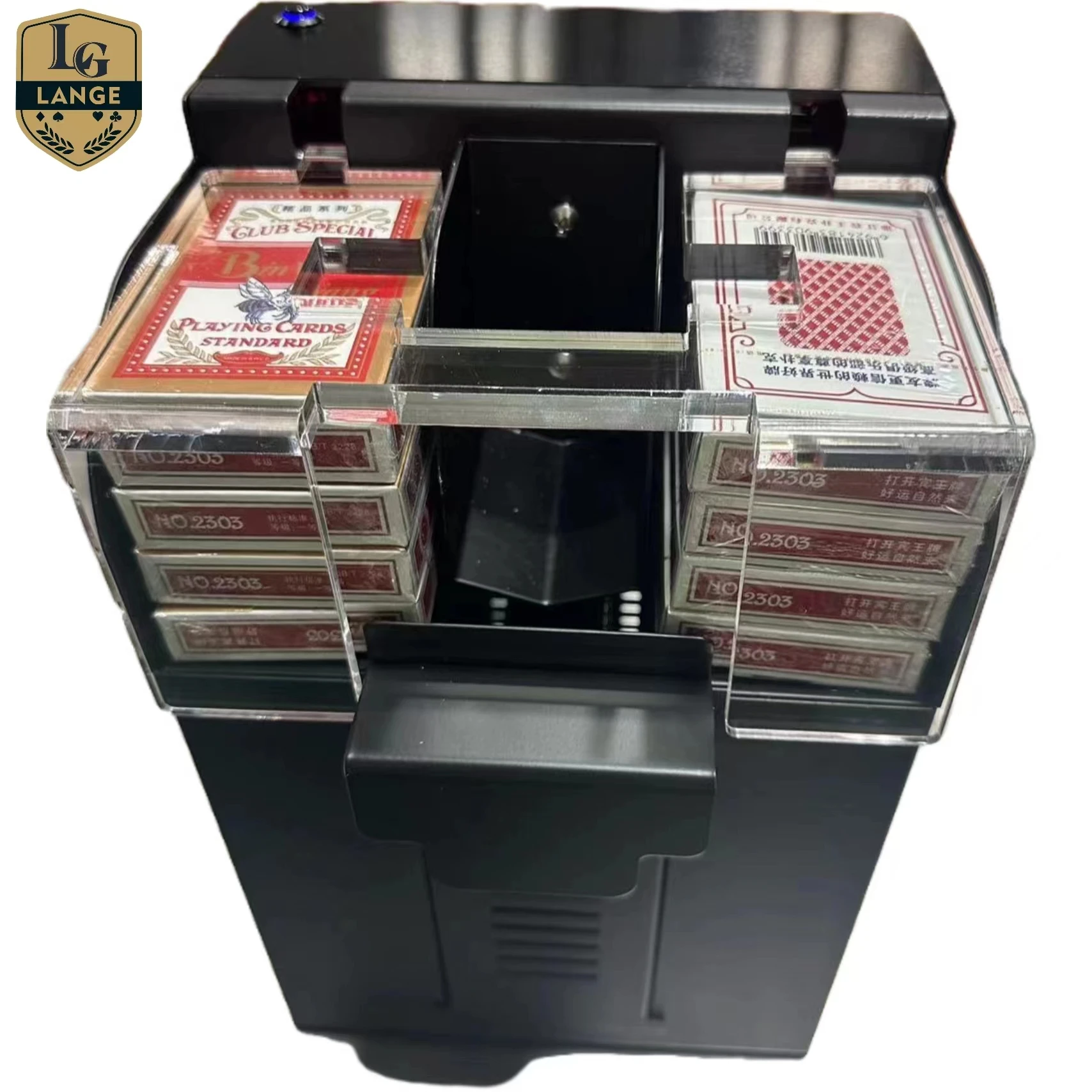 Automatic 8-Deck Casino Poker Shuffler Machine for Sports & Entertainment