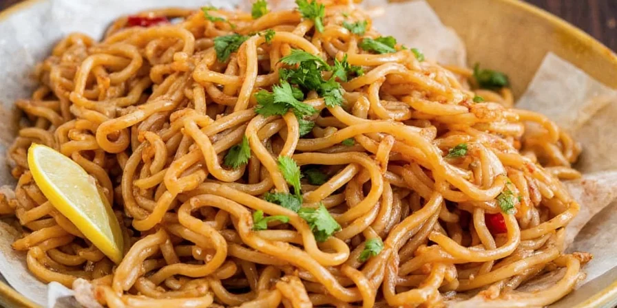 Lemongrass infused oil for Thai noodles