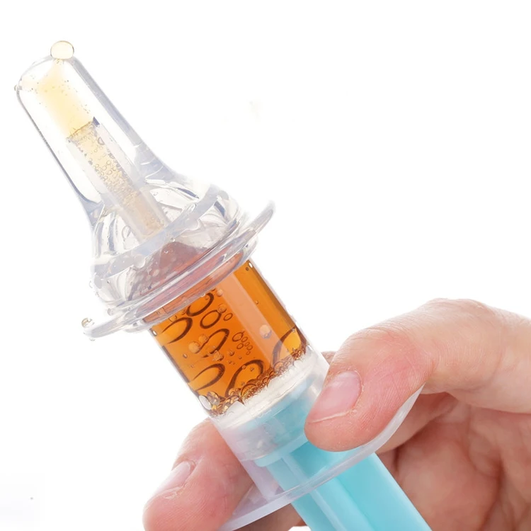 

Baby Oral Feeding Syringe for Liquid dispenser Feeding Baby Oral Medicine Feeder with Pacifier Head