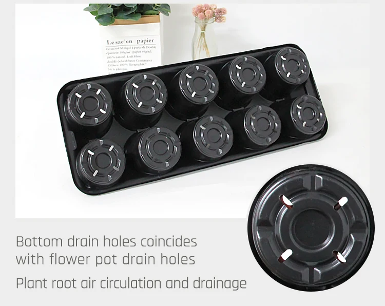 Cheap Price Plastic Pots Shuttle Tray For Plant Pots 4 Inch Buy