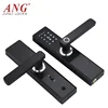 Low voltage alarm electronic voice prompts bluetooth card code combination smart door lock