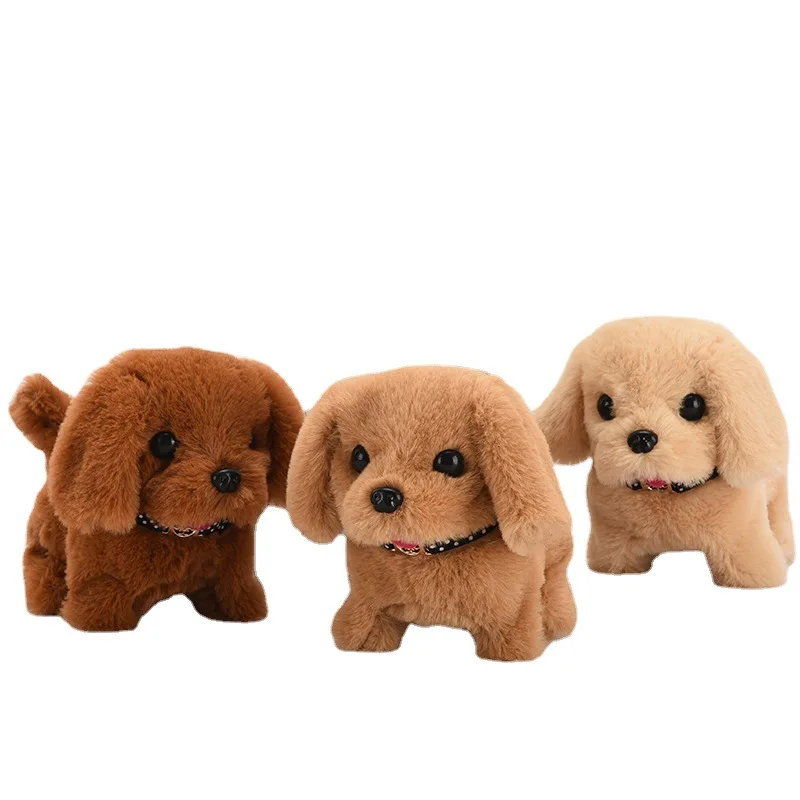 

Wholesale Simulation Electric Dog Plush Electric Dog Will Bark Will Nod Tail Wagging Children'S Toys Dog Stalls Wholesale