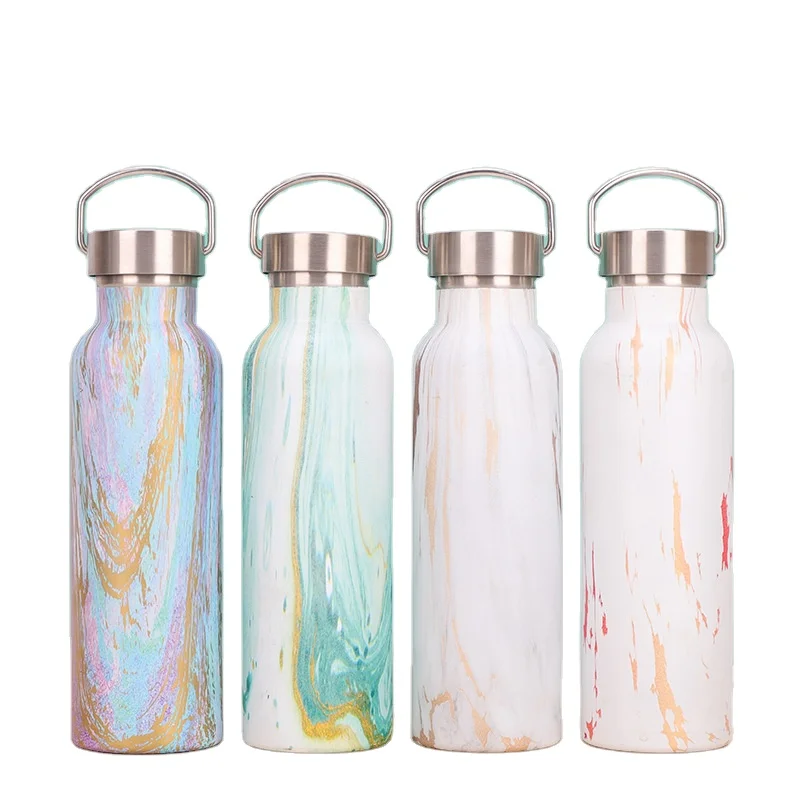 

Custom 500ml Colorful Sport Gym Bottle Stainless Steel Double Wall Travel Vacuum Flasks Coffee Water Insulated Thermos Bottle, 4 color