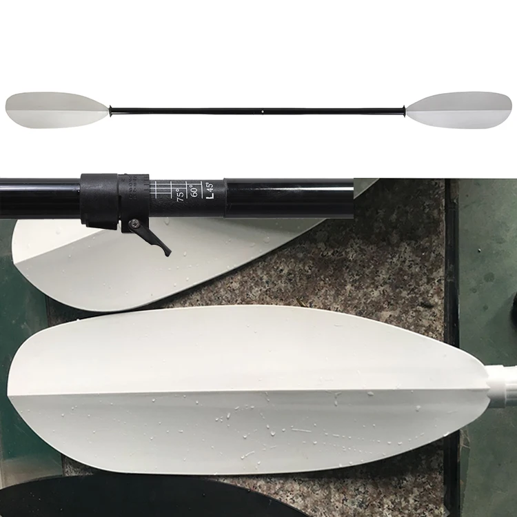 Ready To Ship 48 Hours Paddle Kayak Fiberglass 2 Piece Adjustable 210