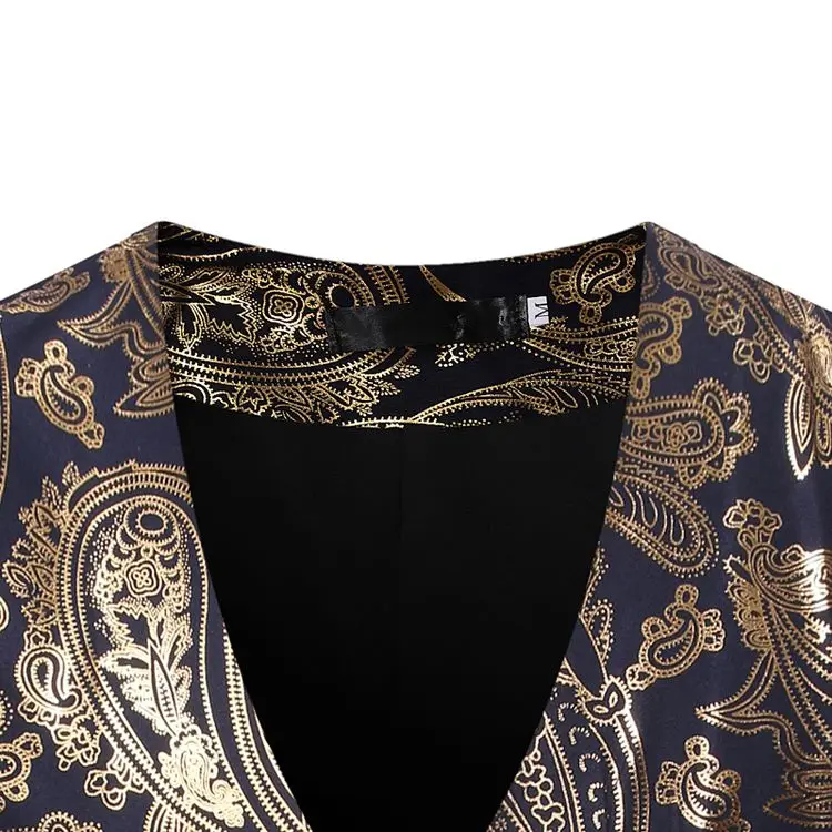 Factory Price Wholesale Custom Wholesale Mens 100 Polyester Vest Floral Designer Steampunk Waistcoats