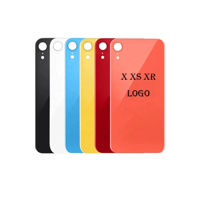 

Phone Battery Big Hole Back Glass Case Cover For Iphone X Xs Xr Max Phone Rear Replacement Back Glass Cover