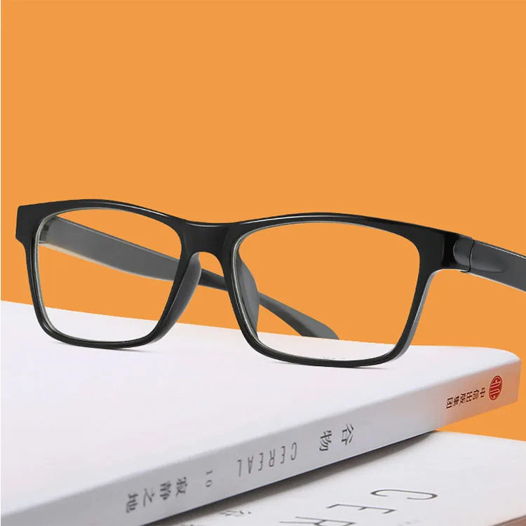 

2021 black plastic reading glasses anti blue light glasses