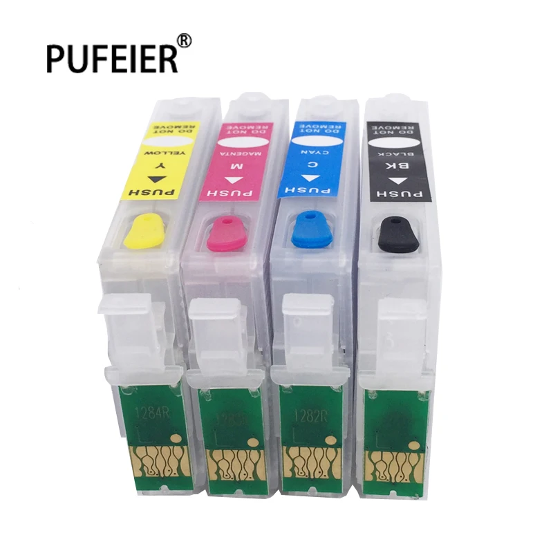 

T1271-T1274 Empty Refillable Cartridge With Reset Chip For Epson WF-3520 WF-3540 WF-7010 WF-7510 WF-7520 Printer Ink Cartridge