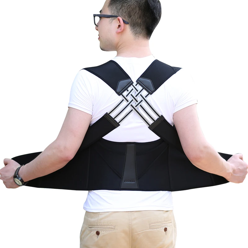 

Factory Neoprene Double Pull Lumbar Braces Back Spinal Support Belt, Black
