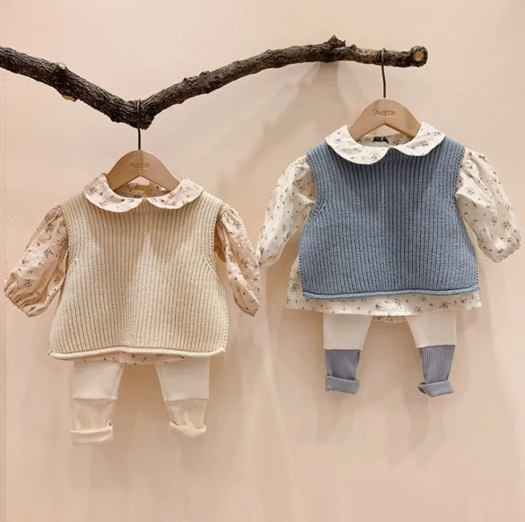 

Boutiques Children Soft Pullover Sweater Quality Baby Knitted Vest, Picture