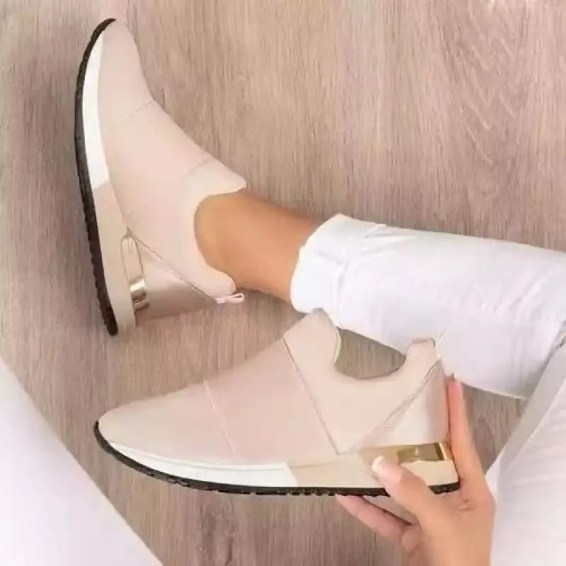 

2021 new fashion women sneakers mesh sports casual shoes light and large size women's walking style shoes, Picture