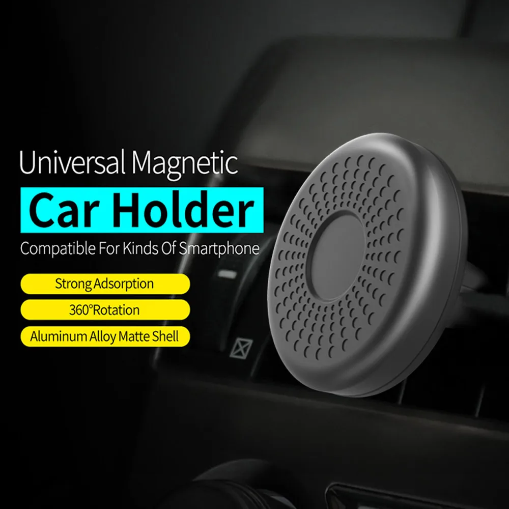 

Mini Universal Air Vent N40 Strong Magnet Cell Phone Car Holder Minimalist Magnetic Car Mobile Phone Holder Mount for Phone