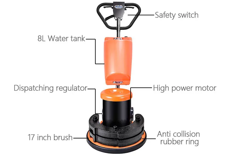 P17E Competitive Price Durable Floor Scrubber Polishing Machine Price
