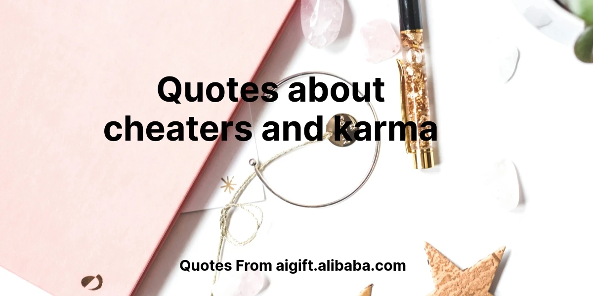 quotes about cheaters and karma