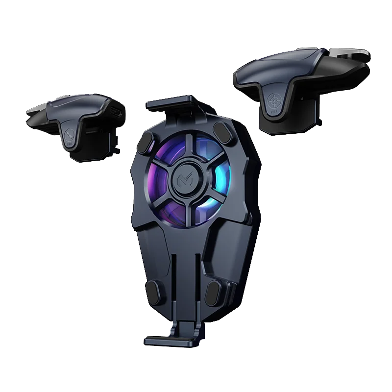 

LOW MOQ New Design Durable AK03 Mobile Controller Trigger with Phone Cooler For PUBG