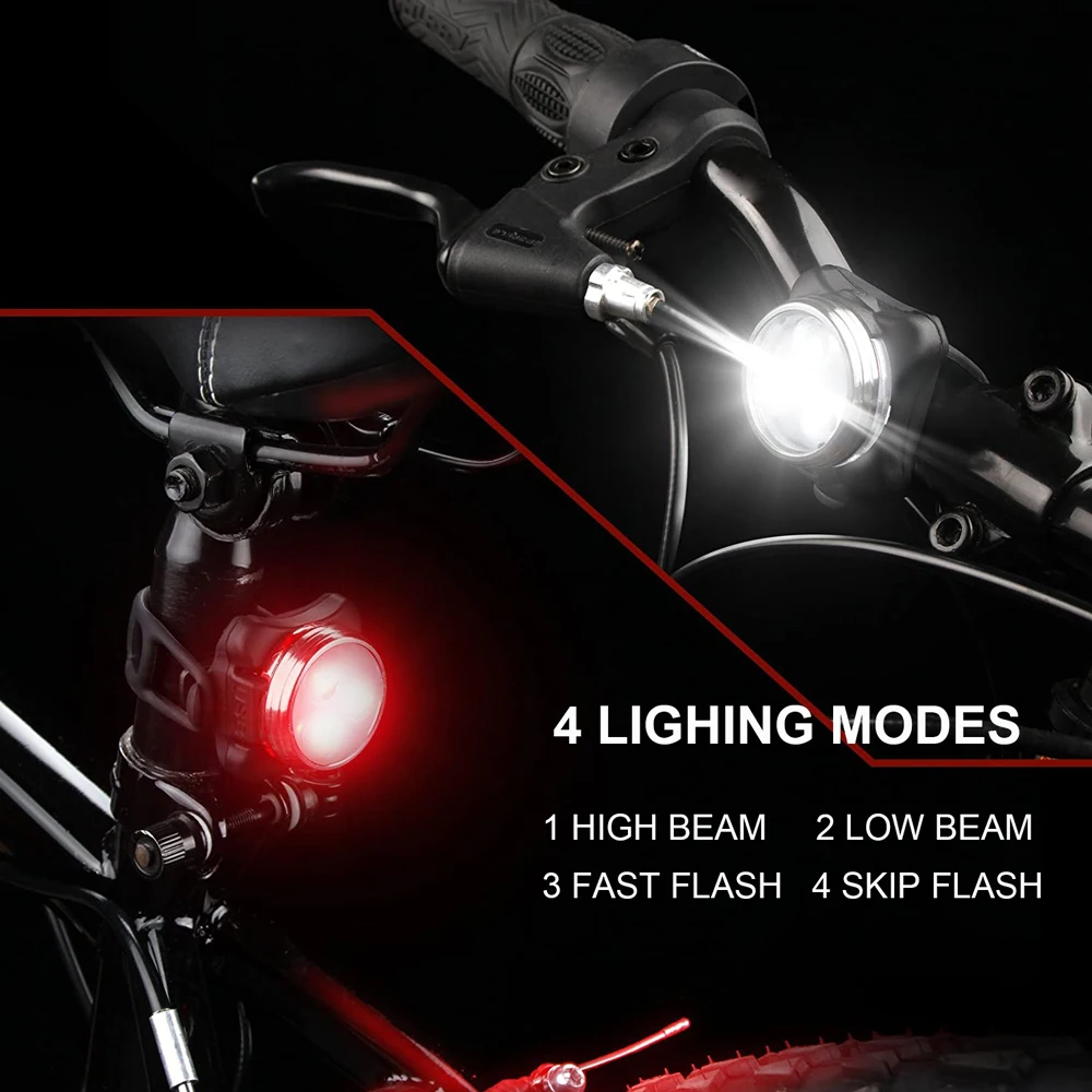 IP65 waterproof bike accessories lights front and back bicycle tail light rechargeable set led bike for sale supplier