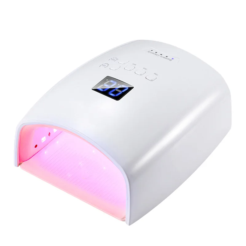 

Professional Salon Lamp Brand Rechargeable Cordless 48W UV LED Nail Lamp