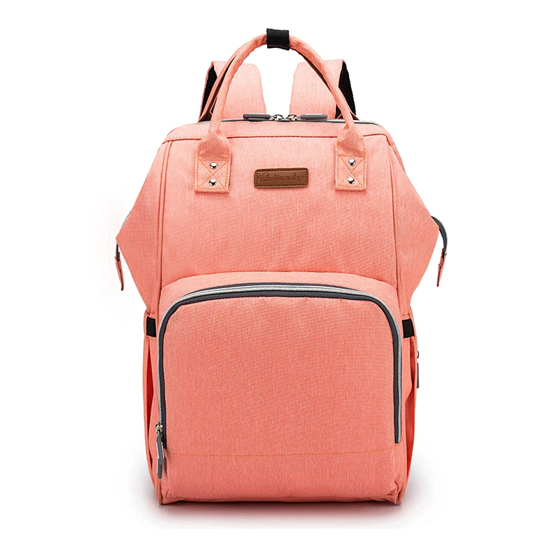 

2020 New fashion multi functional Waterproof Charging USB Mummy baby diaper bag