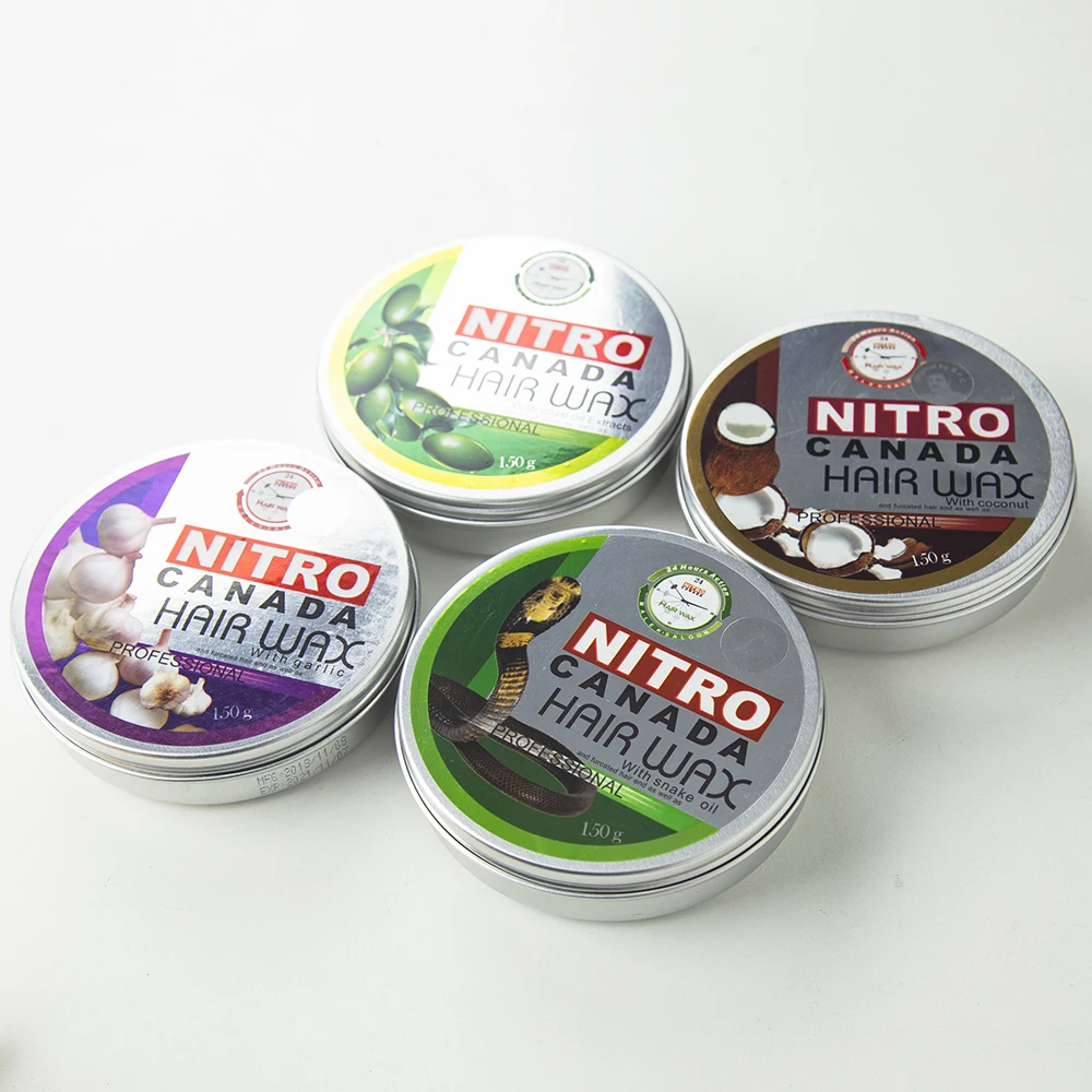 

OEM Factory Wholesale Strong Hold Pomade Organic Best Edge Control Style Nitro Canada Private Label Fashion Hair Wax