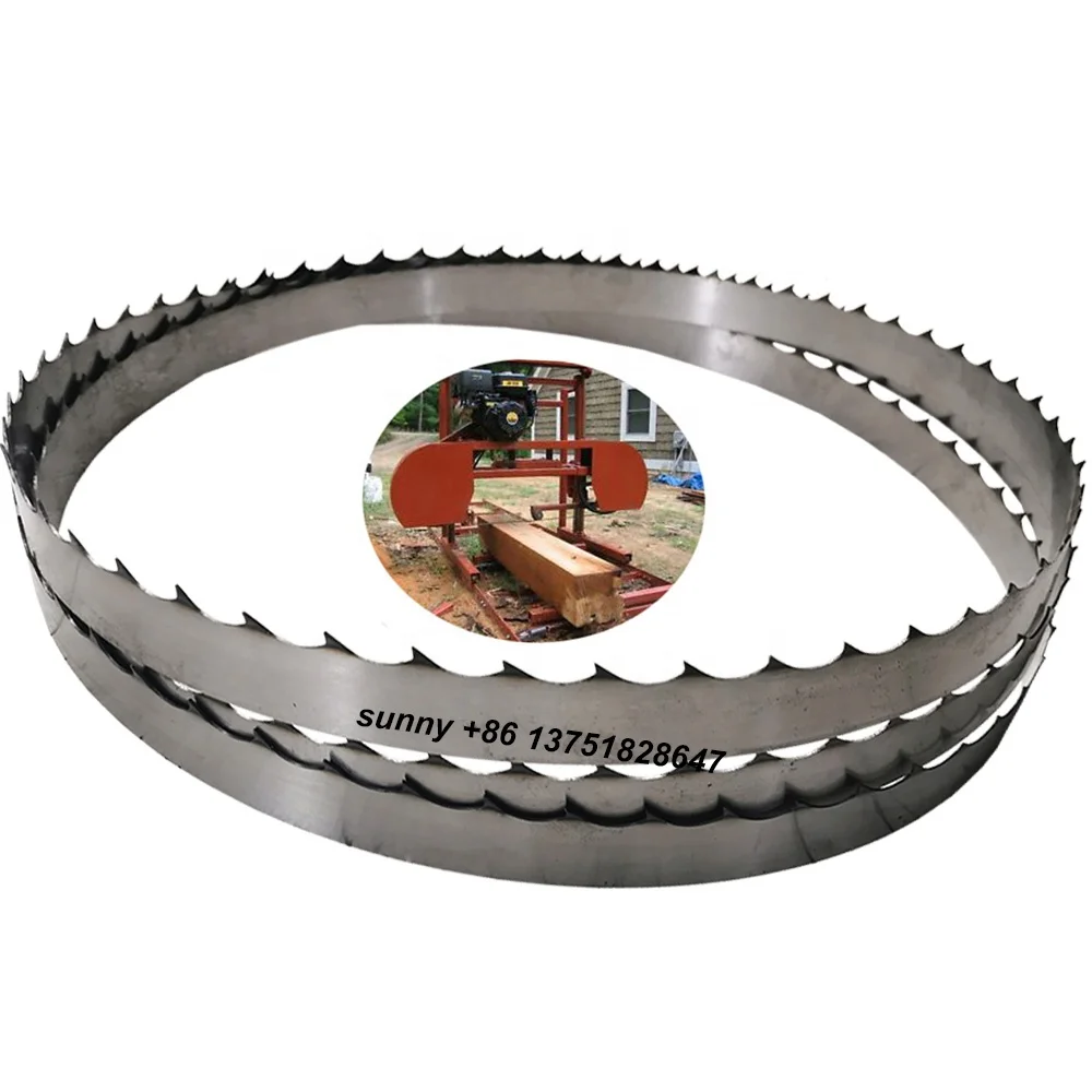 

China Supplier band saw mills for sale Band Saw Blade for wood, Grey