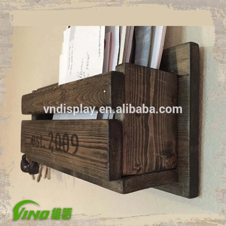 Rustic Hanging Wall Key Wooden Stand Distressed Key Holder Display Vintage Wood Wall Board Mail Rack With Hooks Buy Decorative Metal Wall Key Rack Wood Rack Card Display Wall Mounted Hanging Display Racks Product On