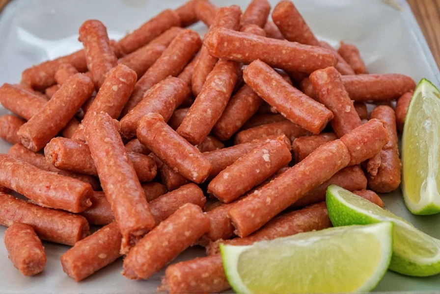 Serving chorizo tacos