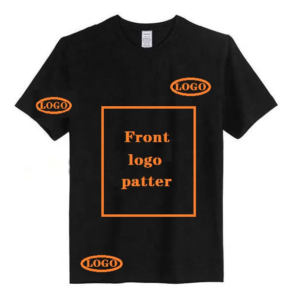 

2021 wholesale custom printed clothing OEM brand 100% cotton men's t-shirt with blank logo custom men's t-shirt, Black, blue, green, light blue, orange, pink, red, white