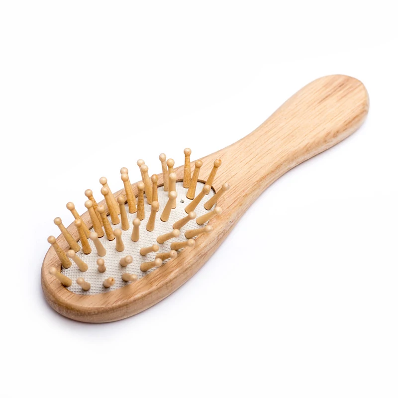 

Wholesale Good Quality Anti-Static Mini Wooden Baby Hair Brush