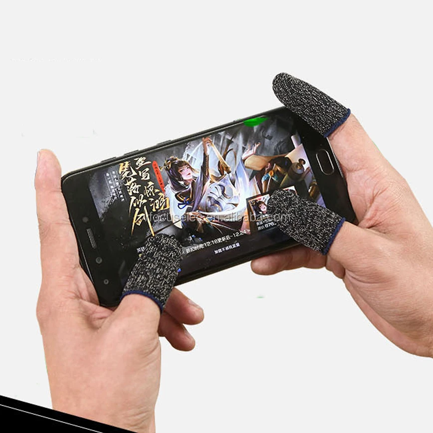 

screen touch single finger sleeve for gaming pubg mobile cell phones suitable for phone gamepad