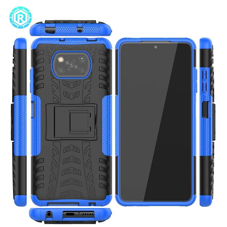 

Phone case Xiaomi Case for Xiaomi Poco X3 kickstand shockproof custom OEM ODM case