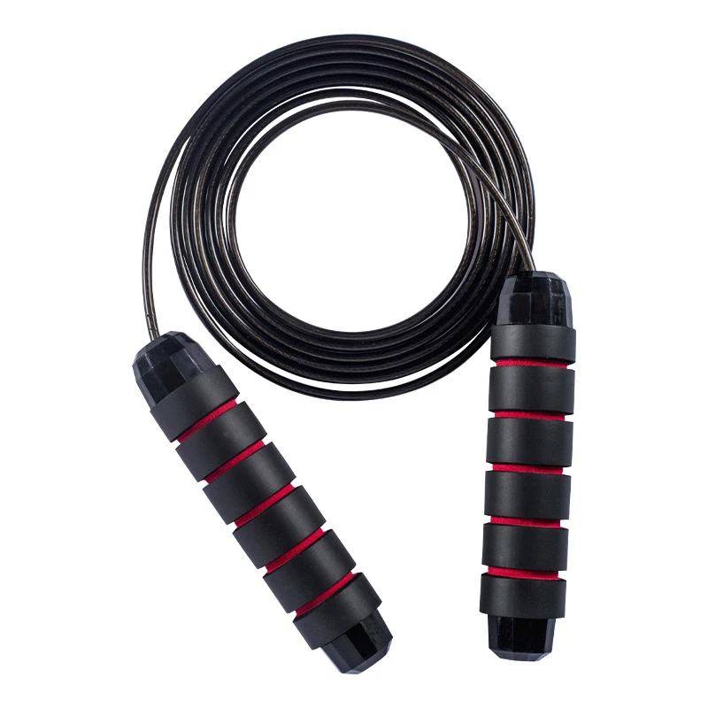 

Vivanstar 2021 ST6606 Adjustable Jump Rope Fitness Heavy Weighted PVC Speed Skipping Jump Rope Nonslip Handle Skipping Rope, Red+black+green+blue
