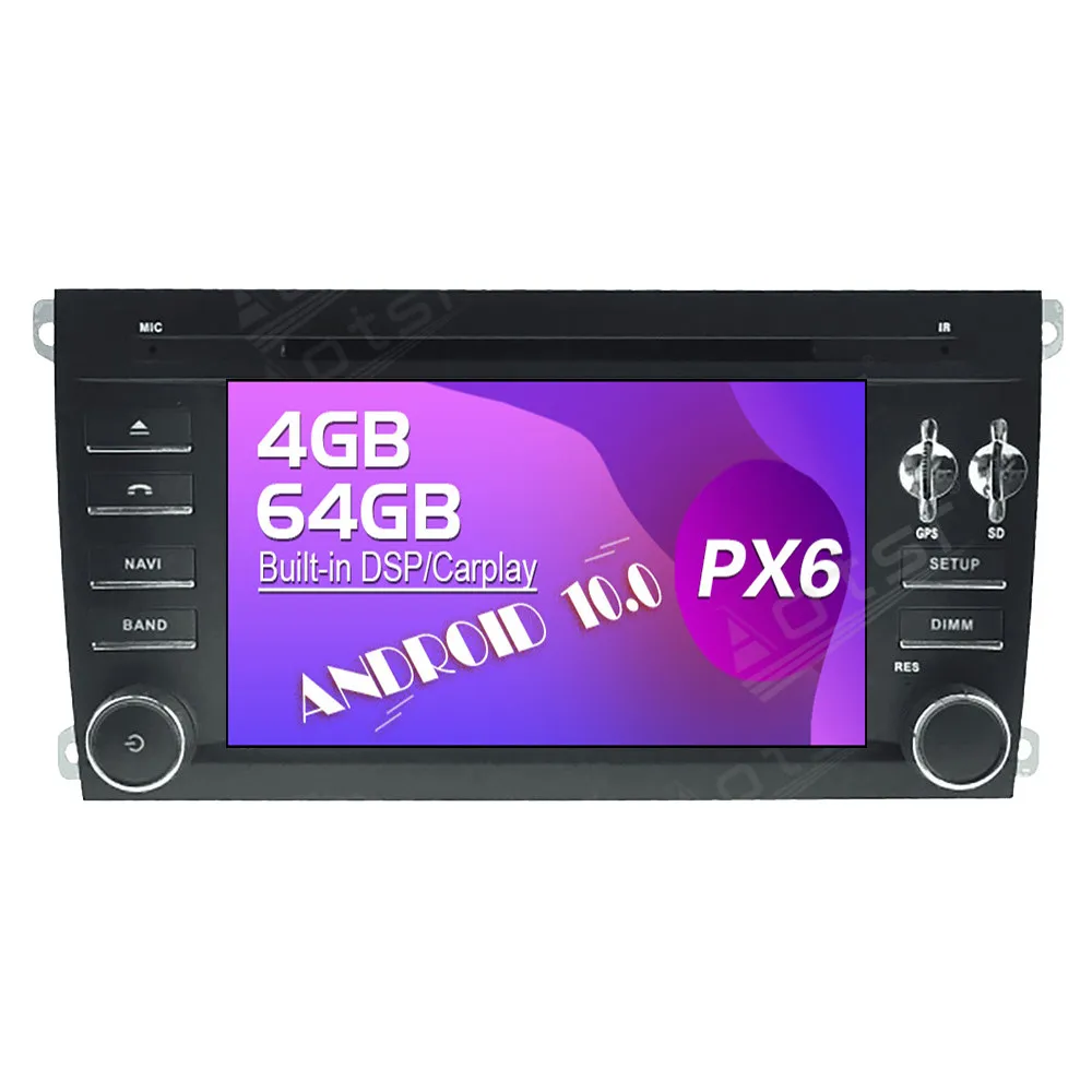 

64G Android Touch Screen Car Video Radio Stereos DVD Player Multimedia System For Porsche Cayenne 2003-2010 GPS Navigation