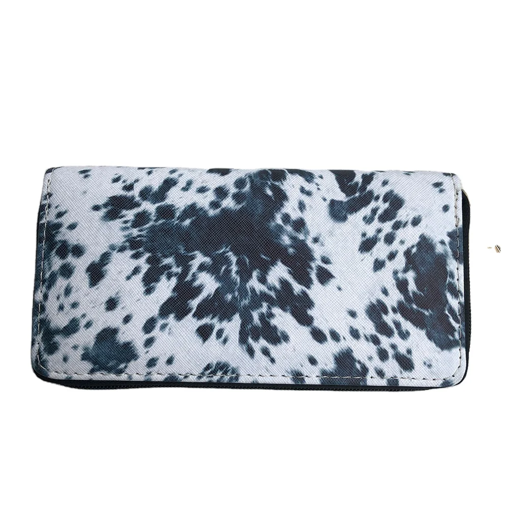 

In stock Fast Shipping DreamG Wild Leopard Sublimation Zip Wallet Fun Holder Purse