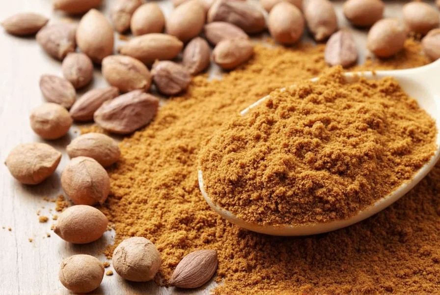 Infographic showing fun facts about nutmeg