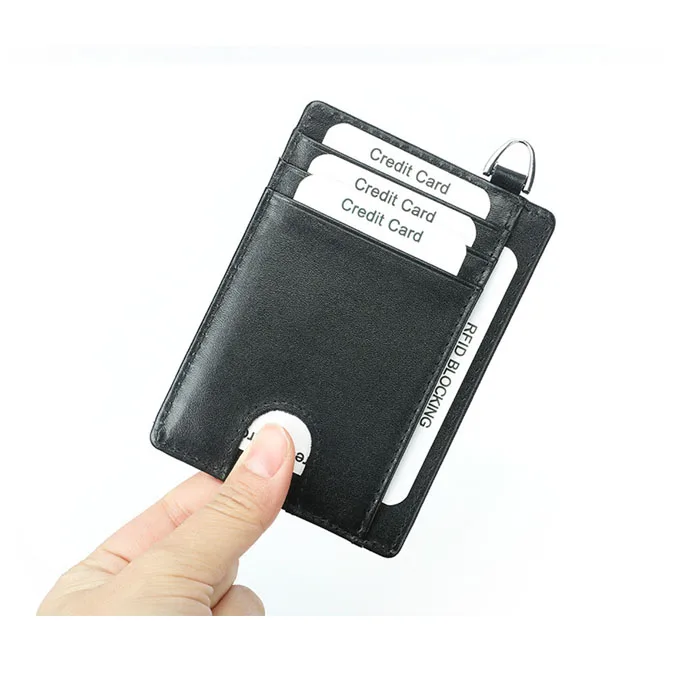 

High Quality Luxury Style ID Card Holder Genuine Leather, Brown,black