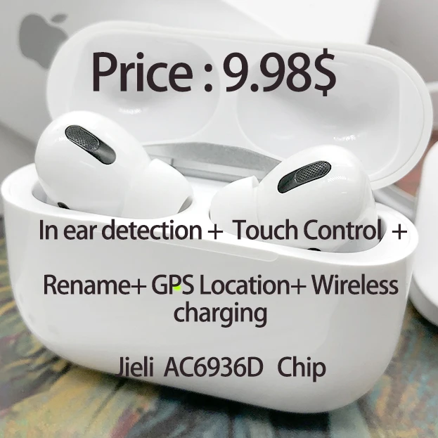 

GPS rename Earphone 1562a jerry jieli bluetrum chip anc transparency Spatial Audio pros 3 airs 3 pro blue tooth earphone