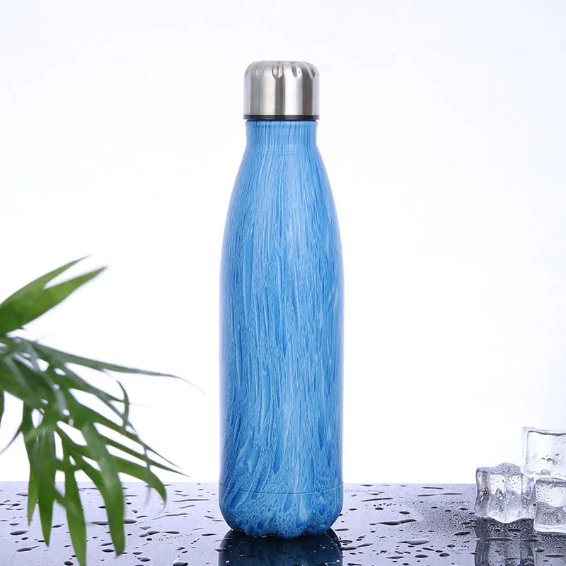 

750ml Drink Insulated Stainless Steel Flip Top Bottle Double Walled with Straw, Customized color