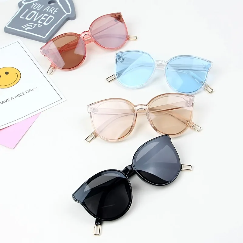 

Wholesale PC material kids sun glasses sunglasses custom logo with certification, Custom colors