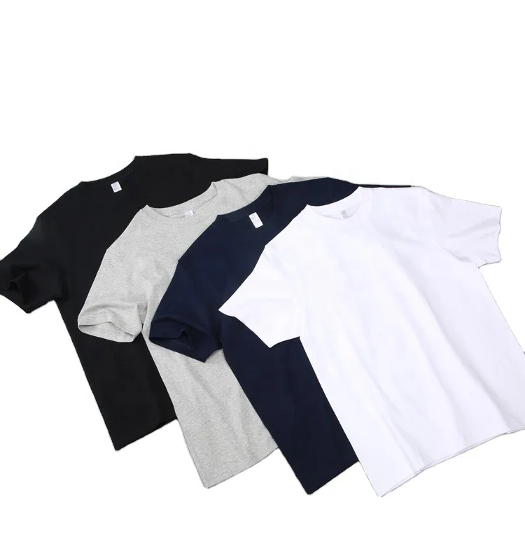 

300 gsm 100% cotton short sleeve oem logo custom plain blank men's men unisex short sleeve t shirt tshirt t-shirt