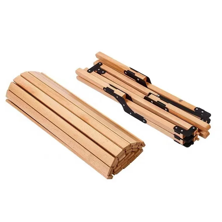 

Hot Sale Wooden Outdoor Small Table Portable Folding Picnic Omelet Table