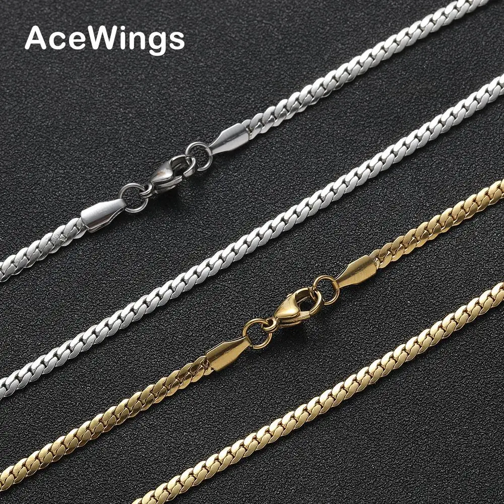 

SC031 Wholesale 3MM Stainless Steel Chain Necklace Men And Women Hip Hop Necklace